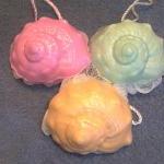 Conch Shell Soap Scrubbie- ..