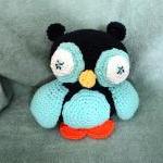 Crocheted Owl Toy